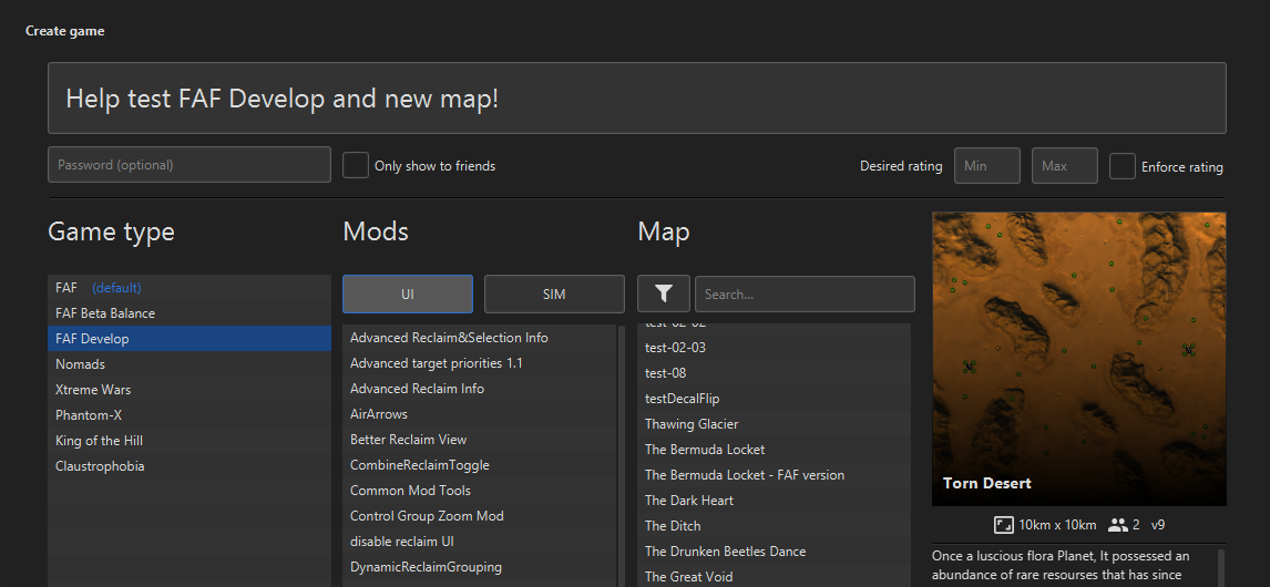 MOD: Advanced Game Settings - IV - Modding - Age of Empires Forum